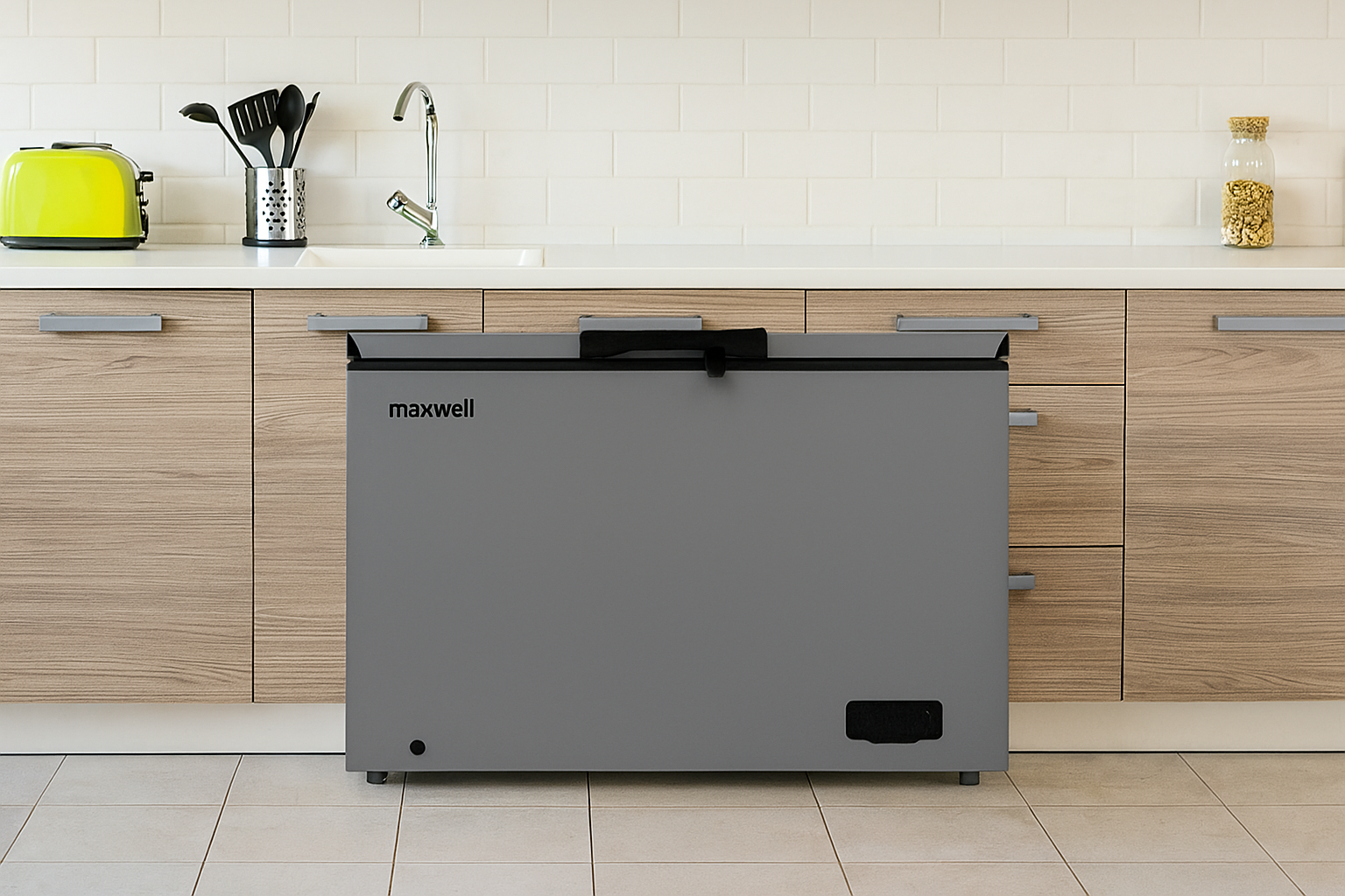 Congélateur Horizontal Maxwell 270L Silver au meilleur prix en Tunisie : efficacité, sécurité et design 